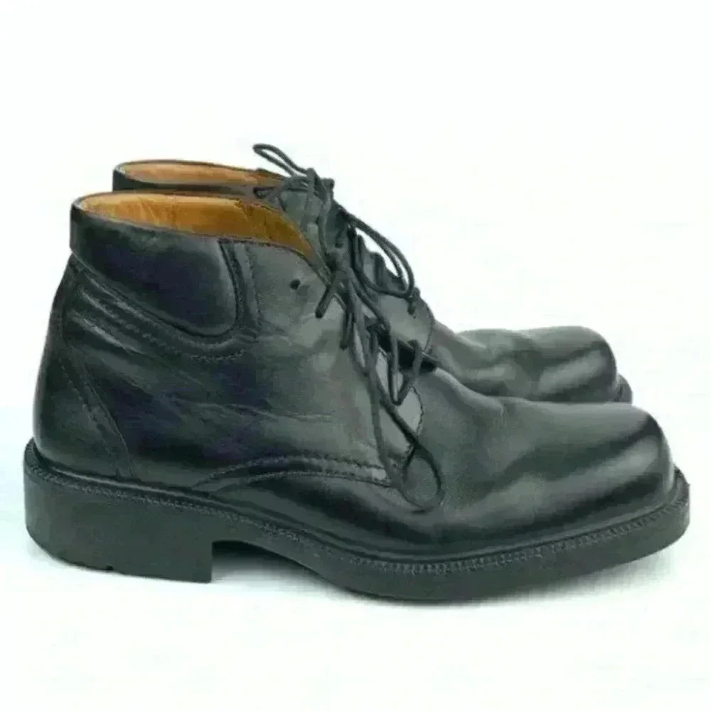 Ecco city chukka boots sz 43 9-9.5 Black leather